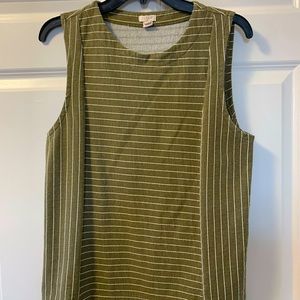 J.Crew M sleeveless terrycloth top